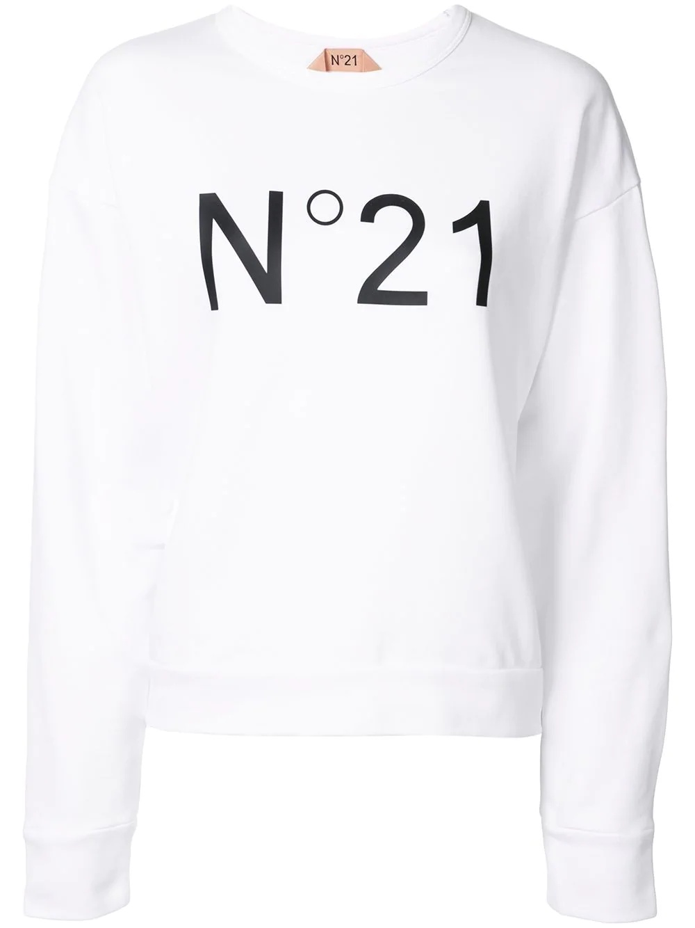 logo print sweatshirt - 1