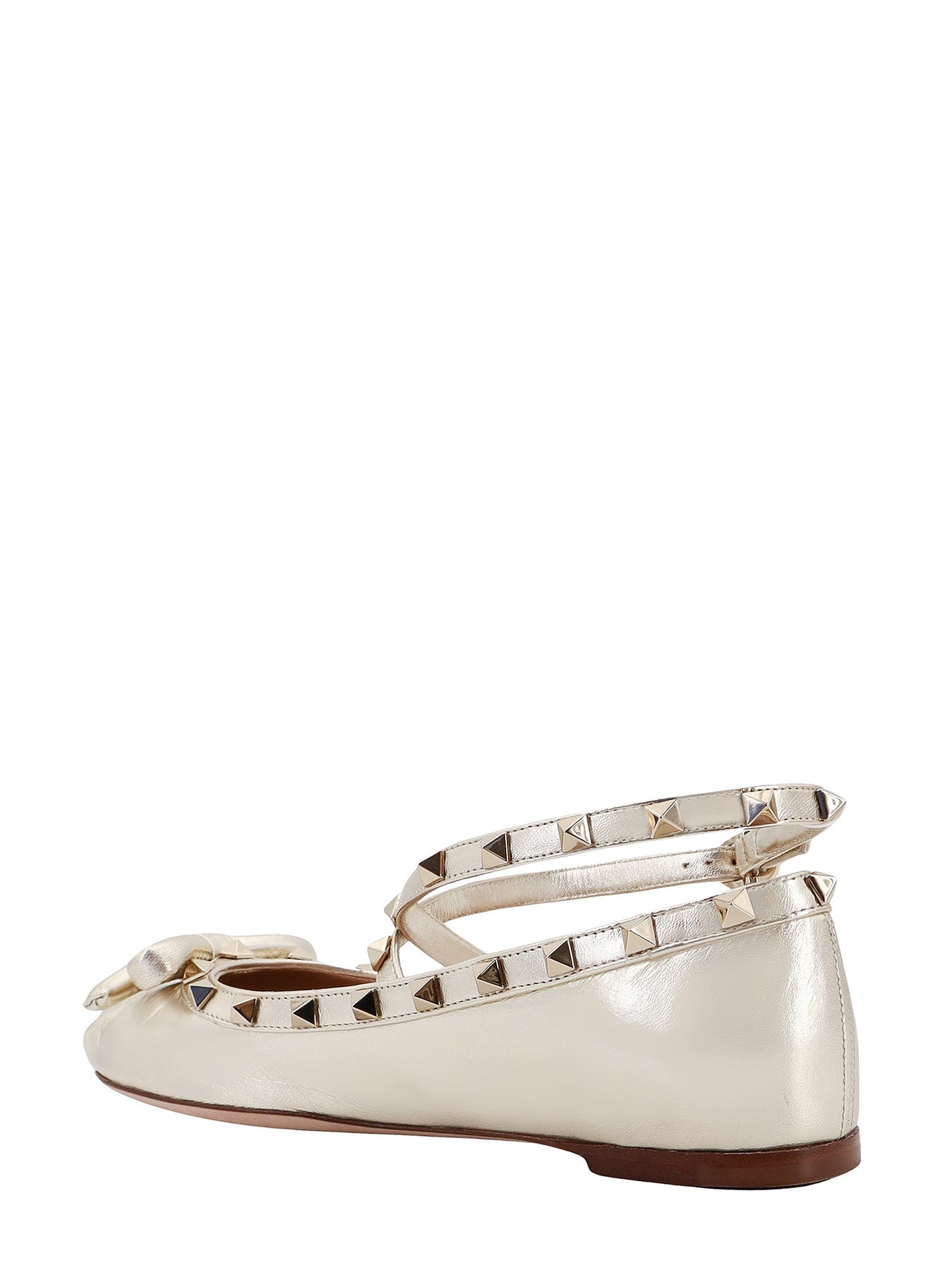 Leather ballerinas with iconic studs - 3