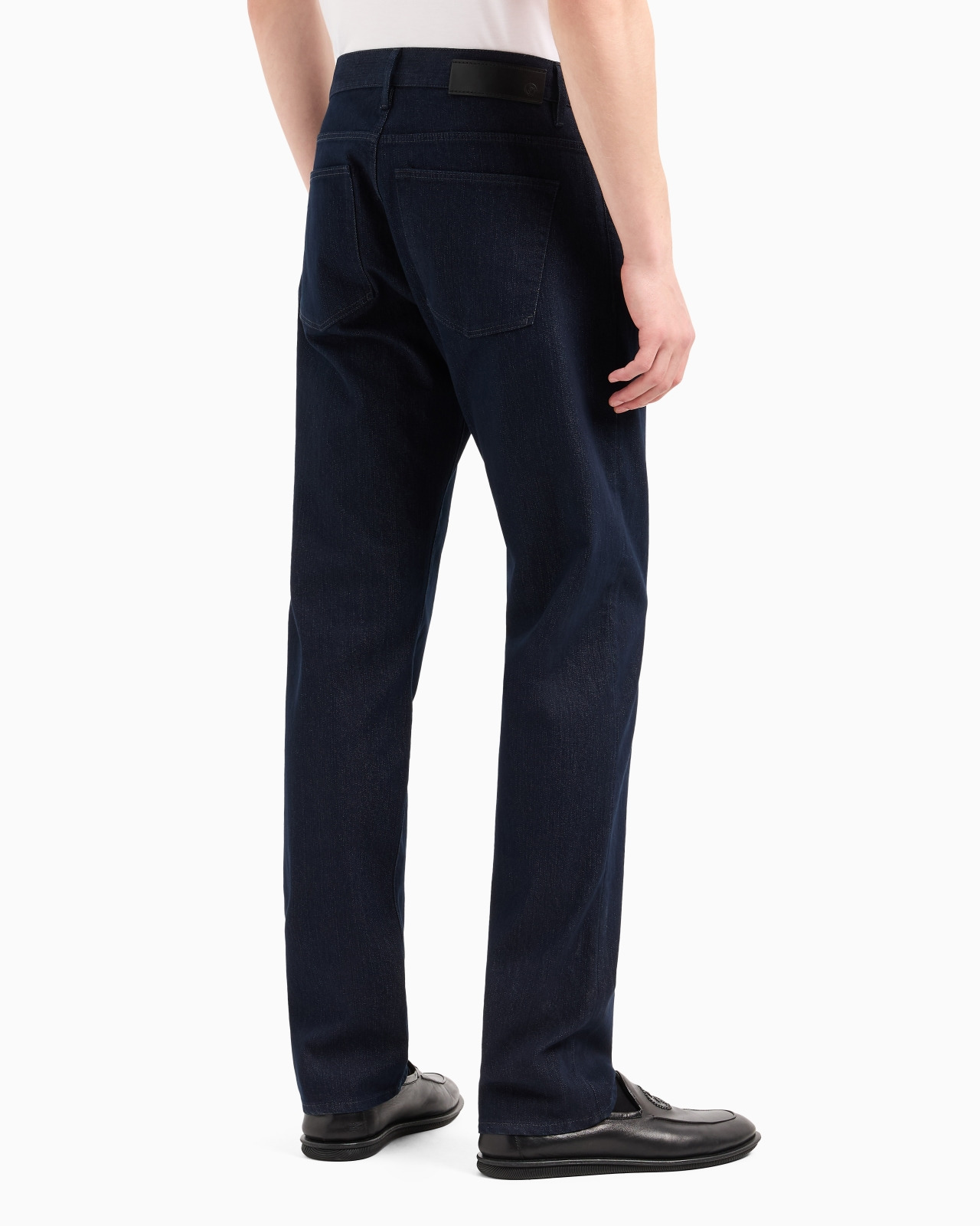 Regular-fit, five-pocket trousers in stretch cotton - 3