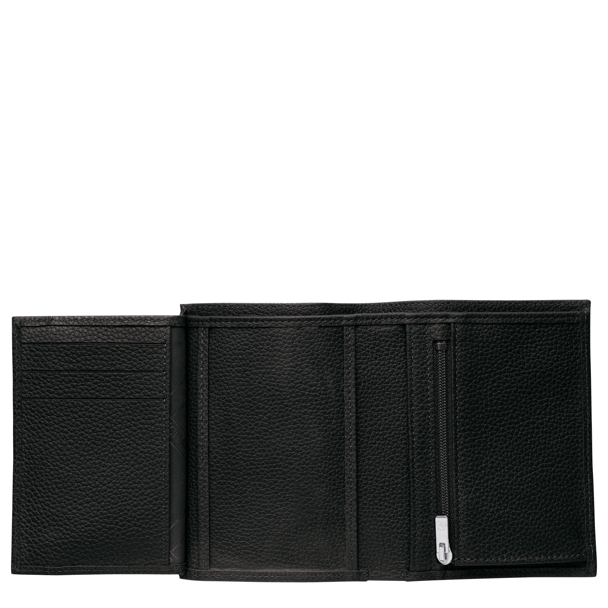 Le Foulonné Wallet Black - Leather - 2