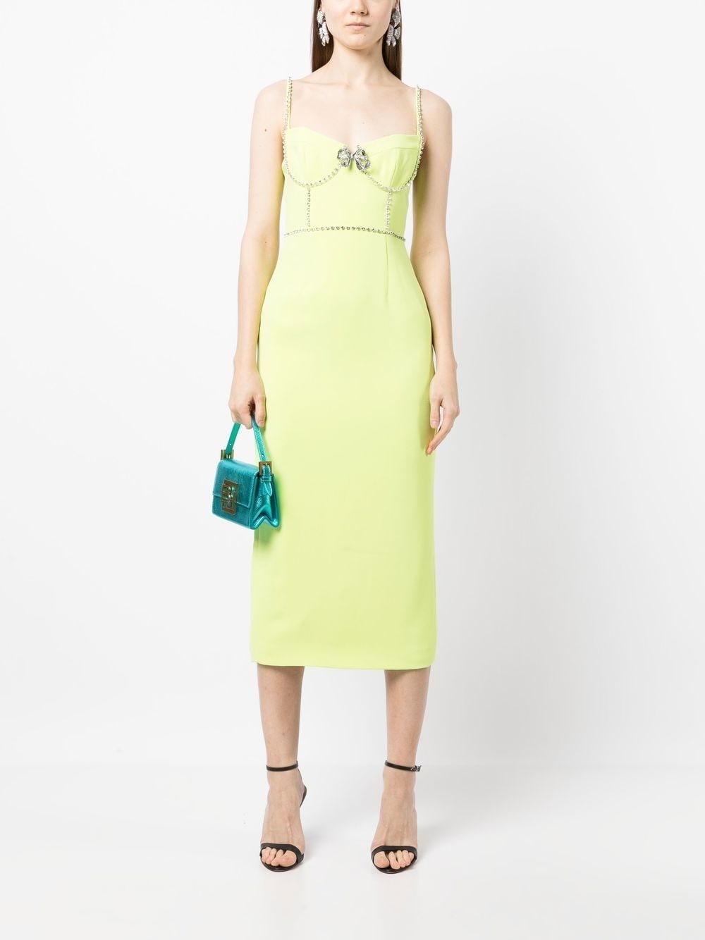 rhinestone-embellished midi-dress - 2