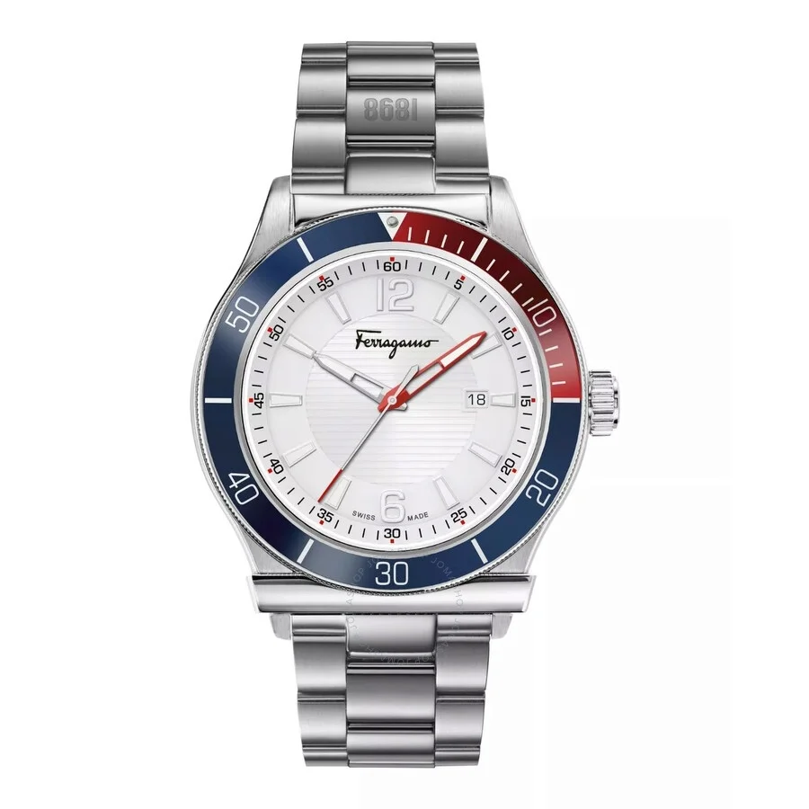 Ferragamo 1898 Sport Quartz White Dial Men's Watch SFYK00520 - 1