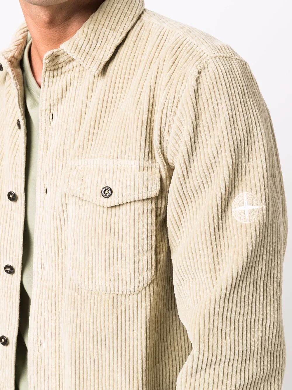 buttoned corduroy shirt - 5