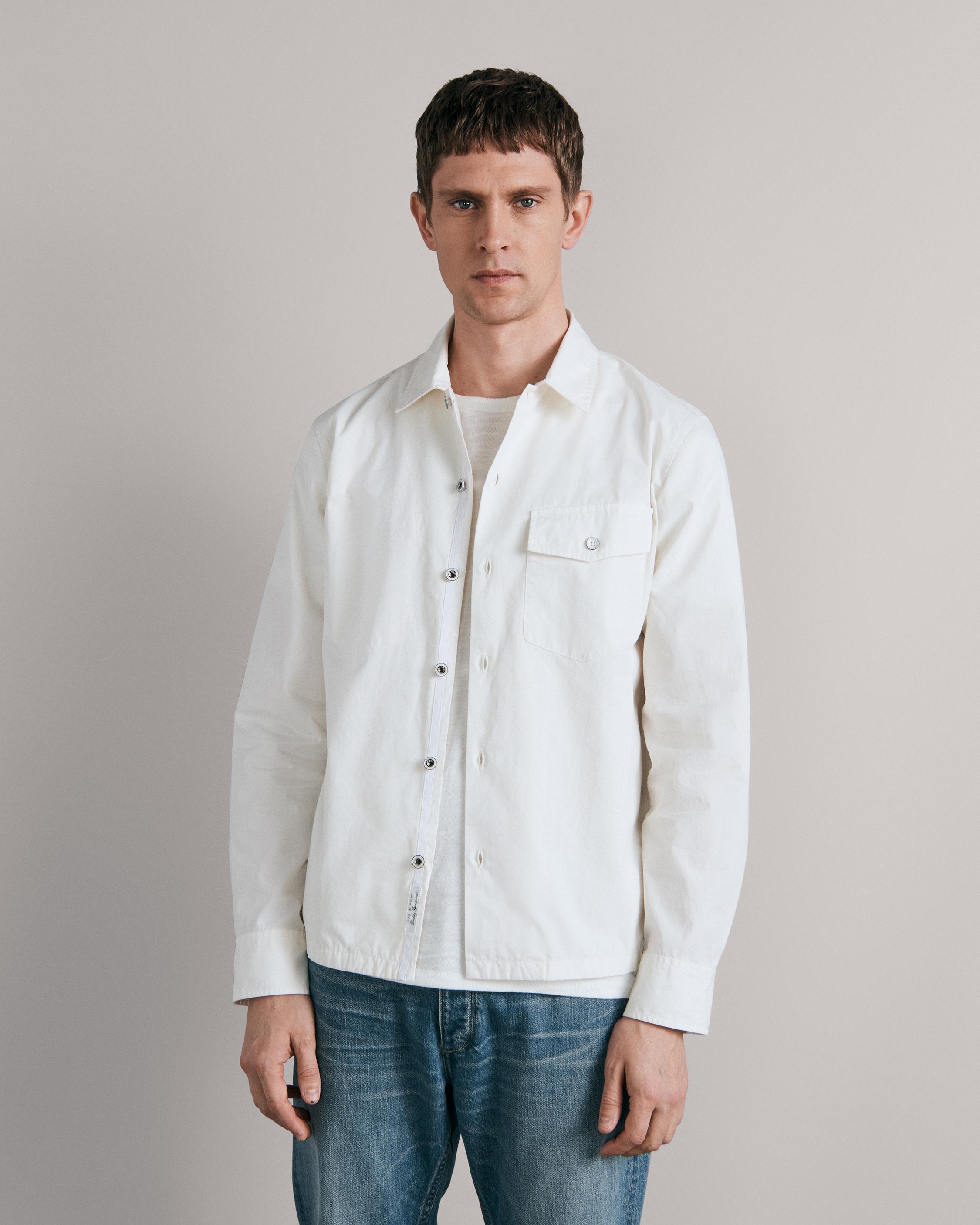 Stanton Peached Cotton Long Sleeve Shirt Jacket
Classic Fit Jacket - 2