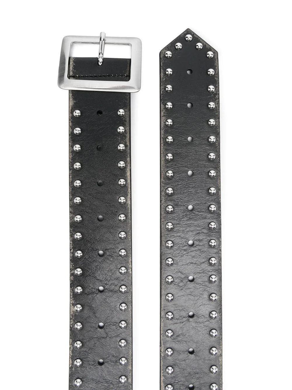 studded buckle belt - 2