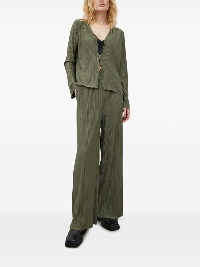 SAMSØE SAMSØE buttoned pleated top outlook