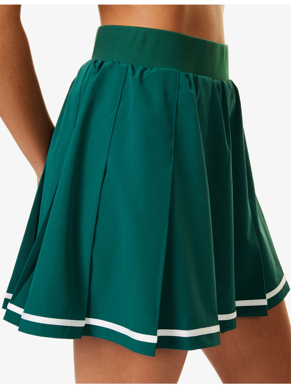 Clarendon Pleated Stretch-Woven Mini Skort - 5