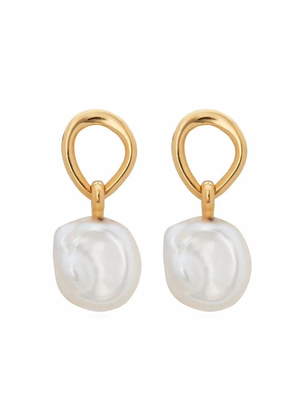 Nura Keshi Pearl drop earrings - 1