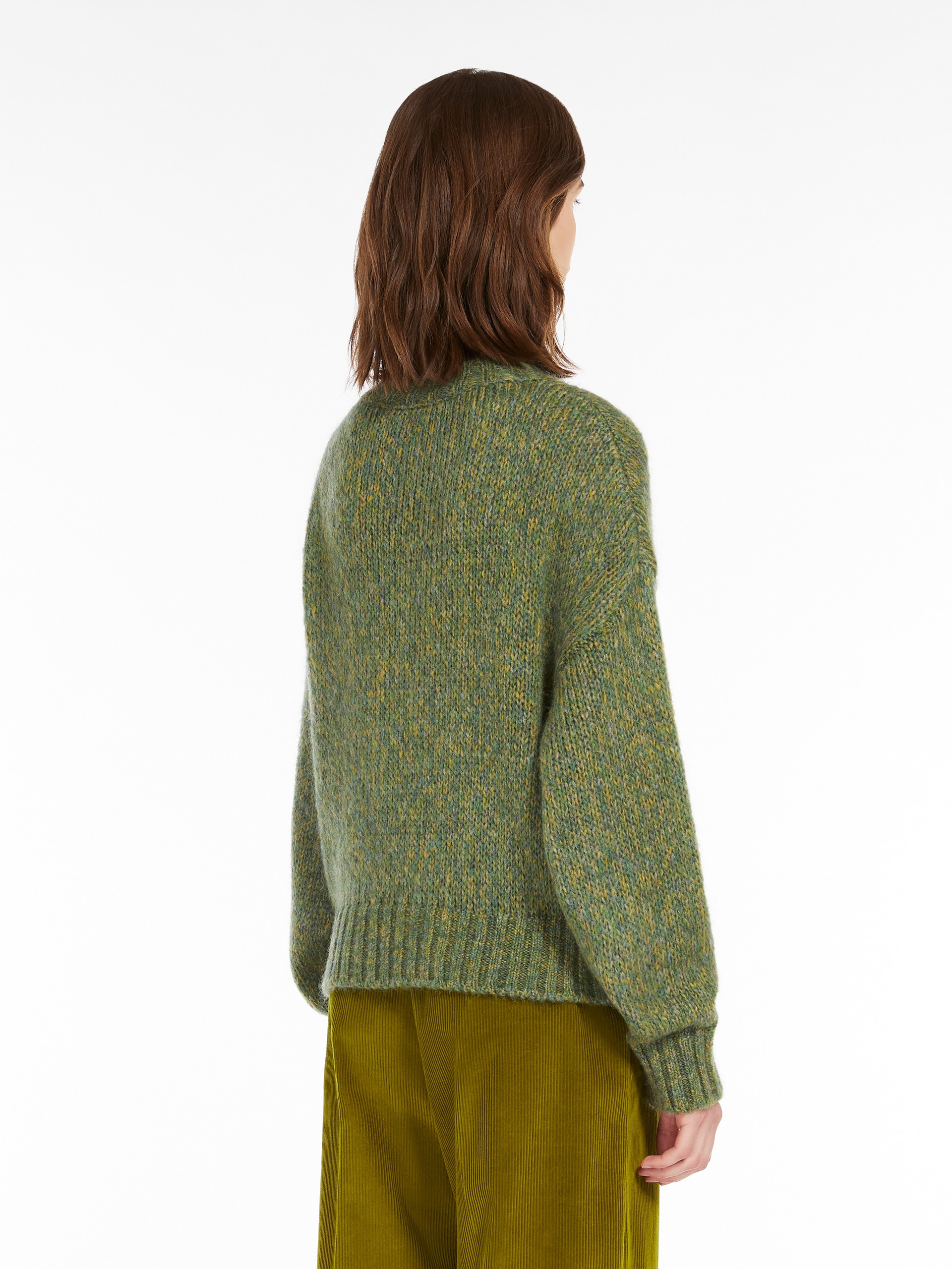 DIONIGI Mohair chiné yarn sweater - 4