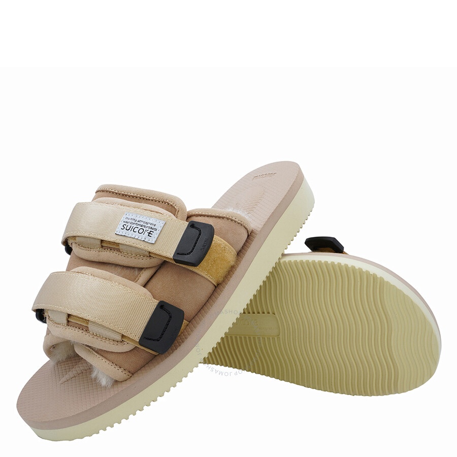Suicoke Men's Beige Moto-M2ab Slippers - 2