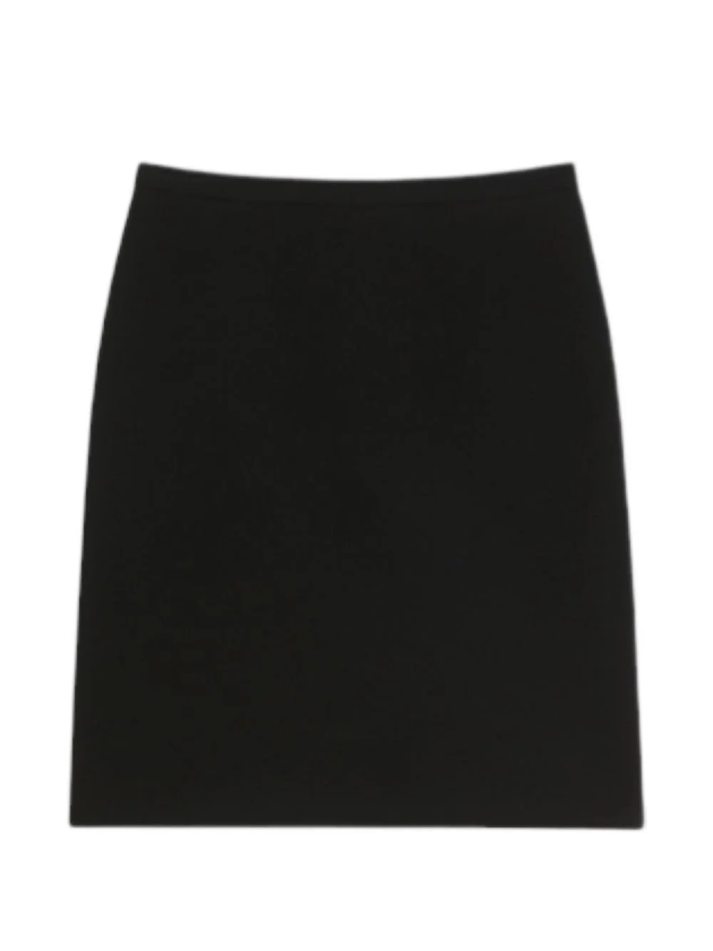 high-waited straight-leg mini skirt - 1
