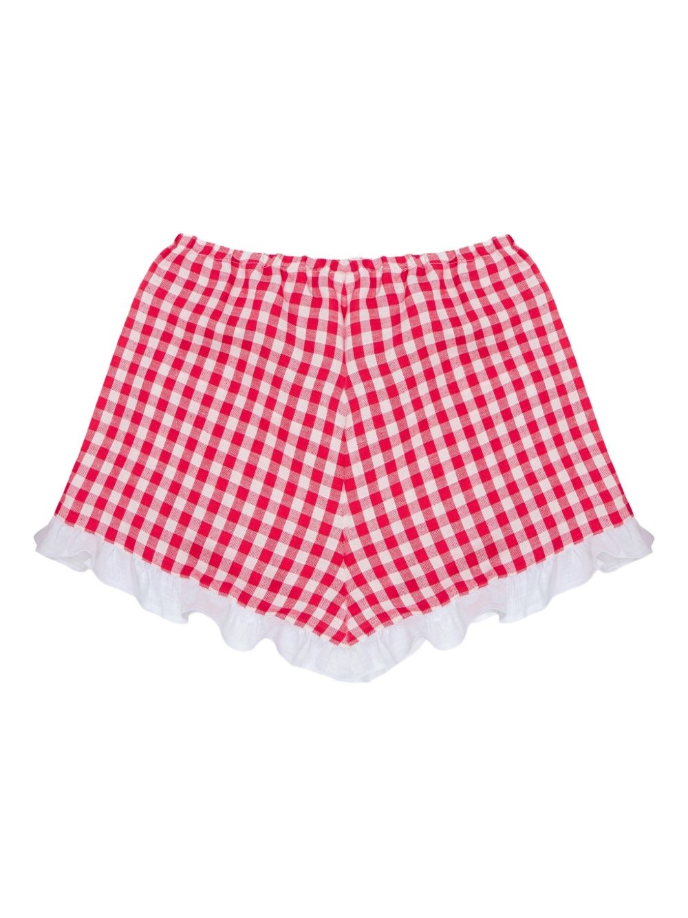 gingham-pattern shorts - 1