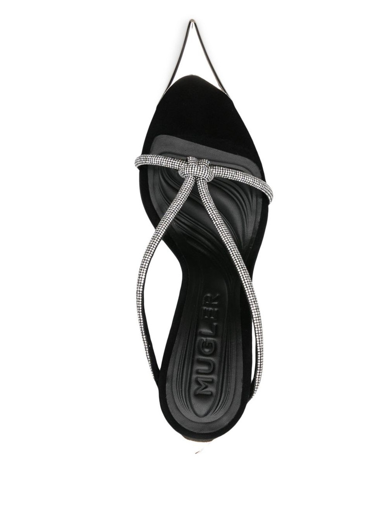 100mm Knotted Fang mules 4