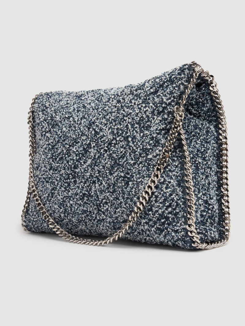 Falabella eco denim tweed tote bag - 4