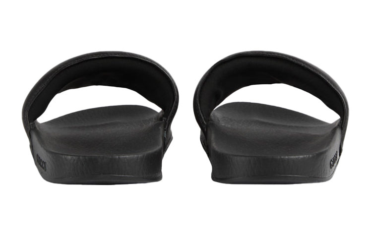 (WMNS) Gucci Interlock Double g Soft Sole Cozy Flat Heel Fashion Black Sandals 645770-0R0F0-1071 - 3