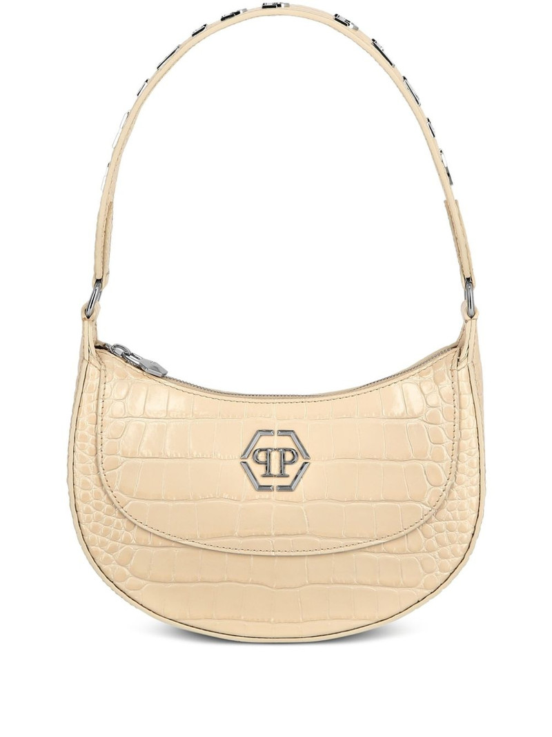 은하 crocodile 돋을새김된 tote 부대 1