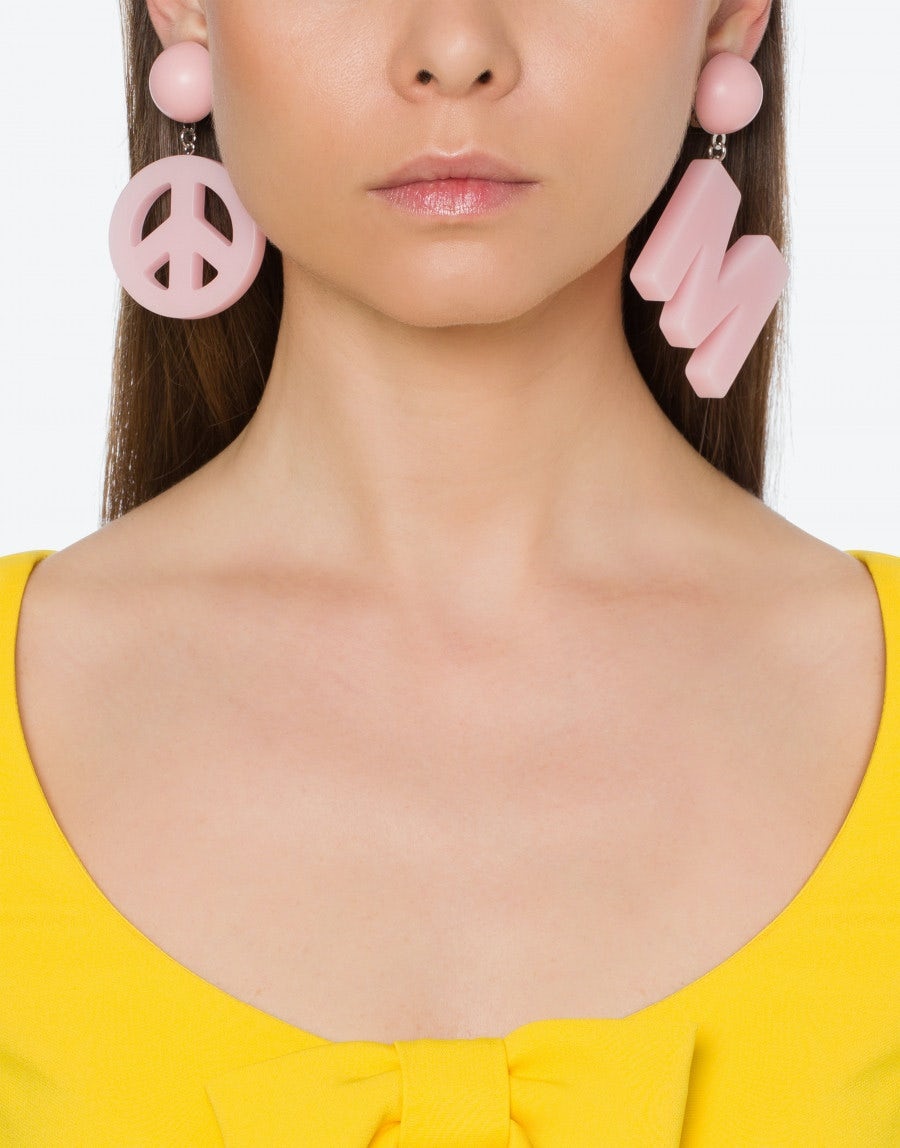 MOSCHINO SYMBOLS DROP EARRINGS - 4