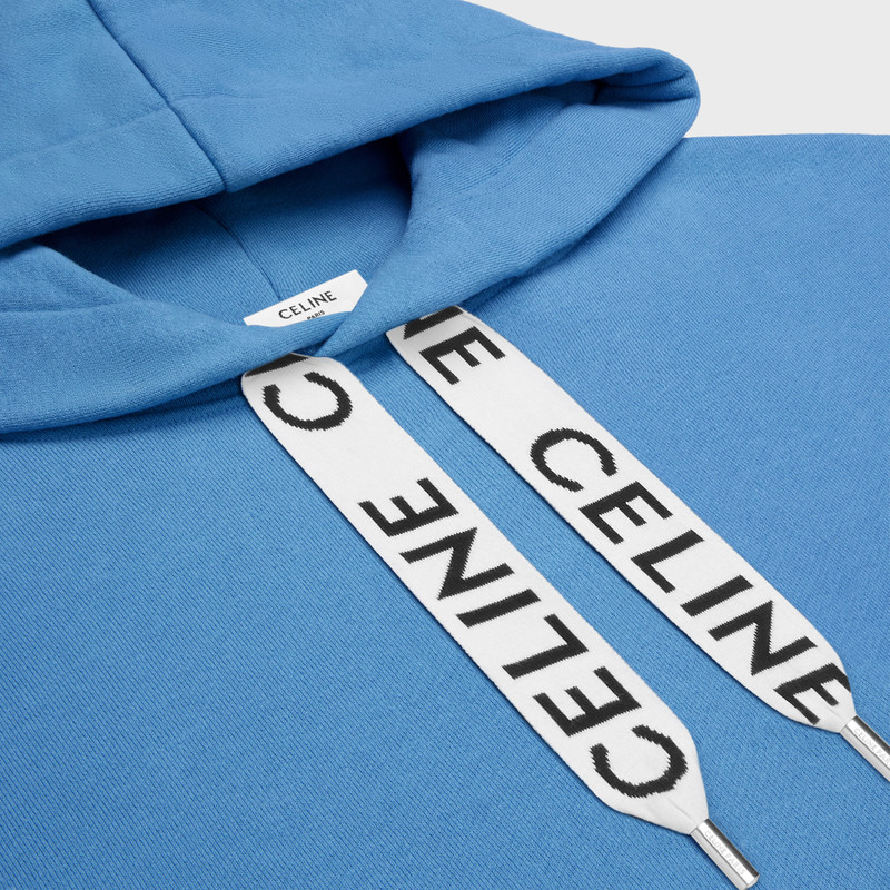 celine loose hoodie IN COTTON FLEECE 3