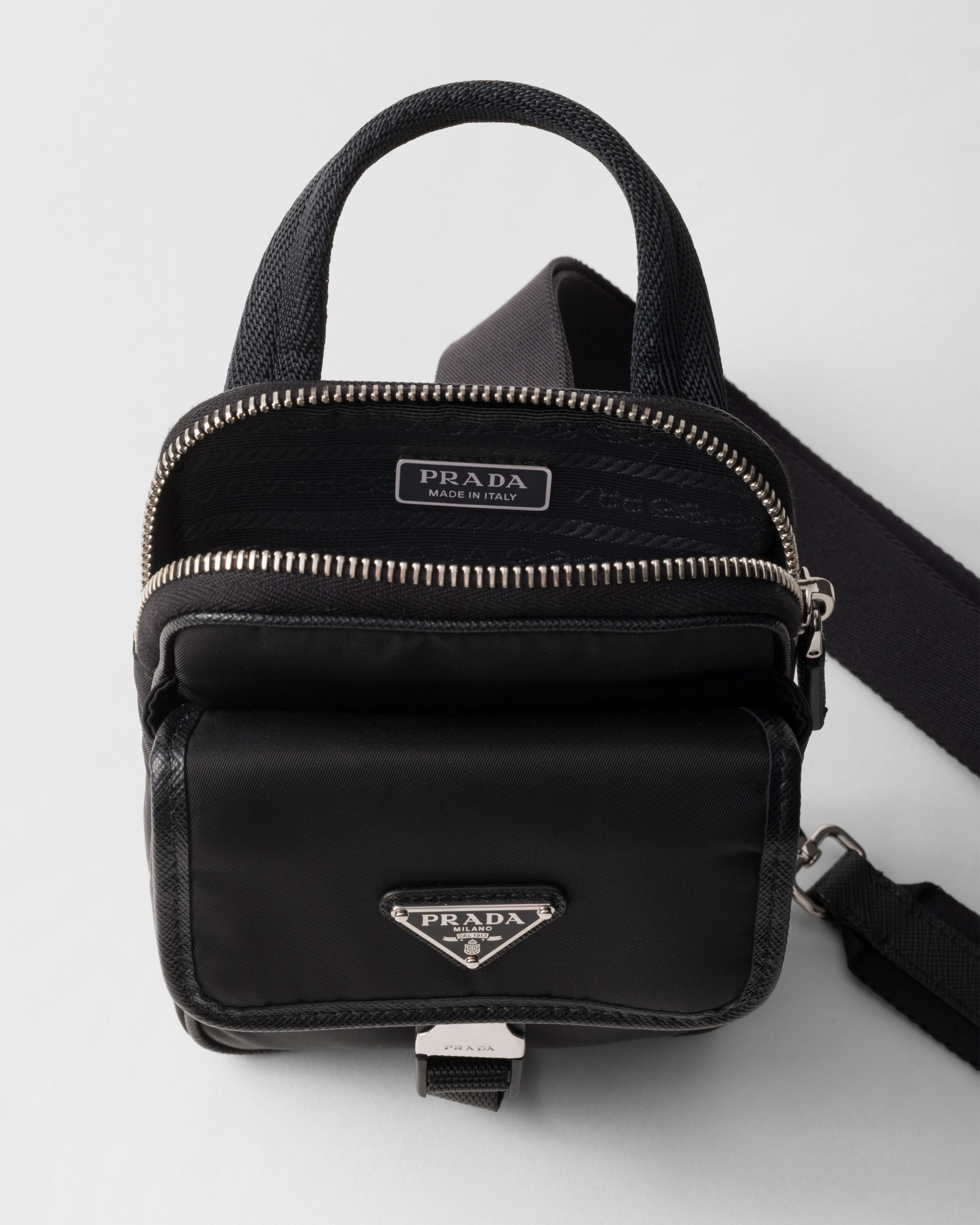 Re-Nylon and Saffiano leather smartphone case - 3