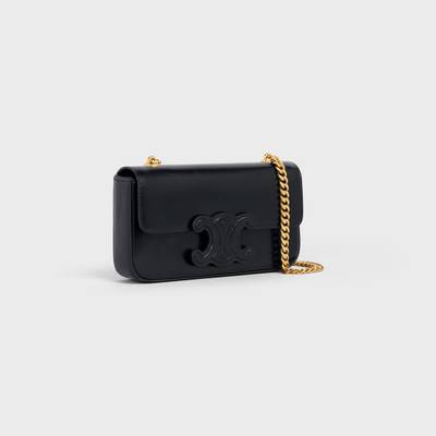 CELINE CHAIN SHOULDER BAG CUIR TRIOMPHE in shiny calfskin outlook