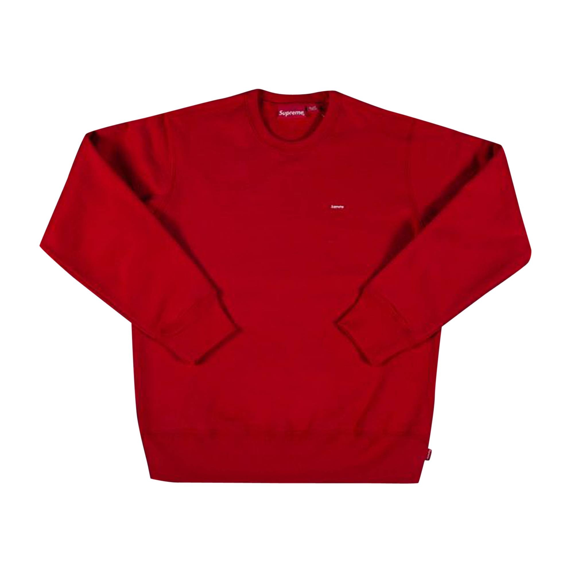 Supreme Small Box Crewneck 'Red' - 1