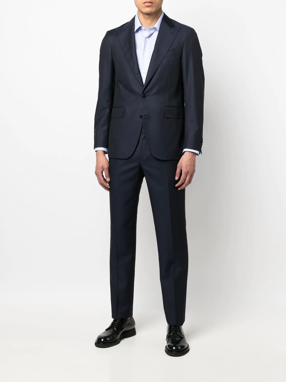 single-breasted two-piece suit - 2