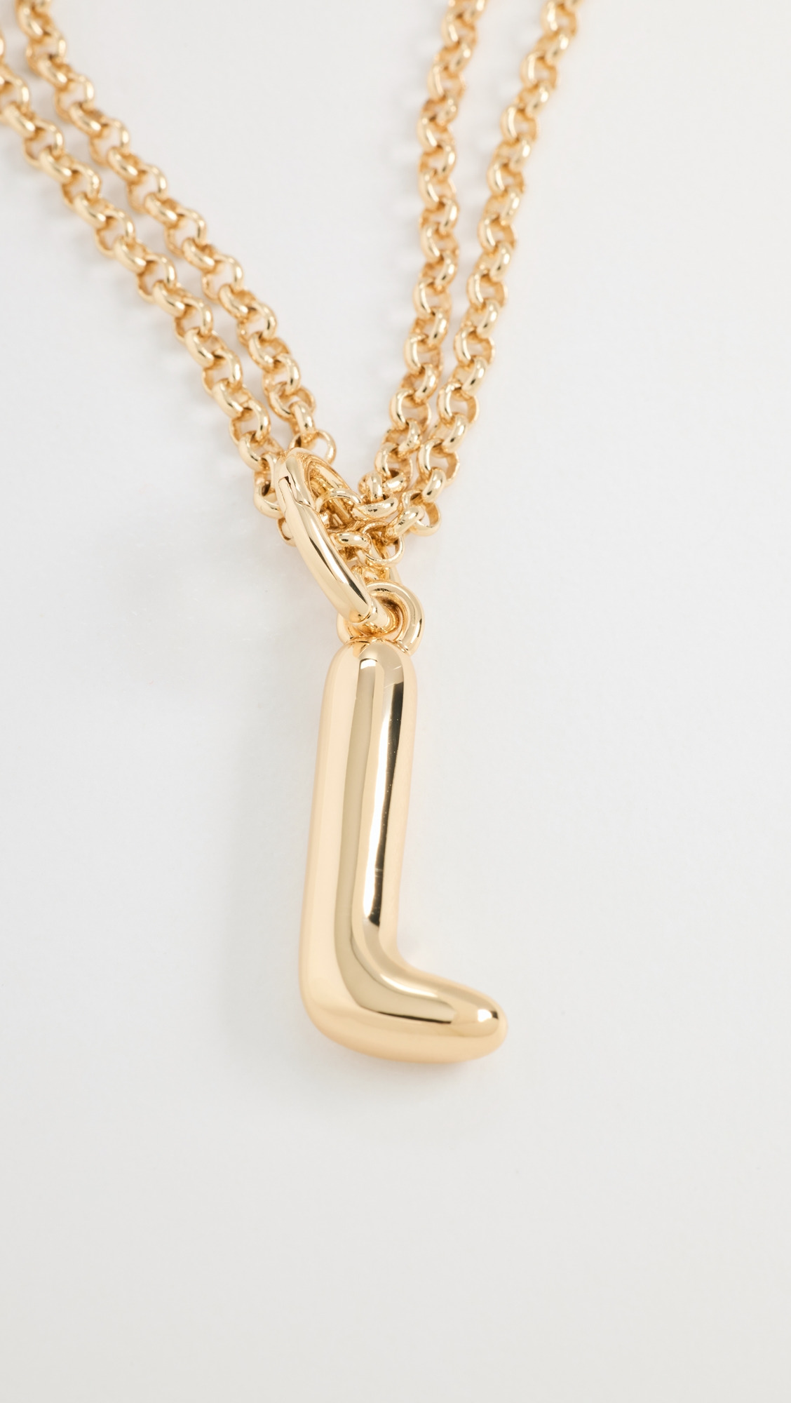 The Puffy Initial Necklace - 4