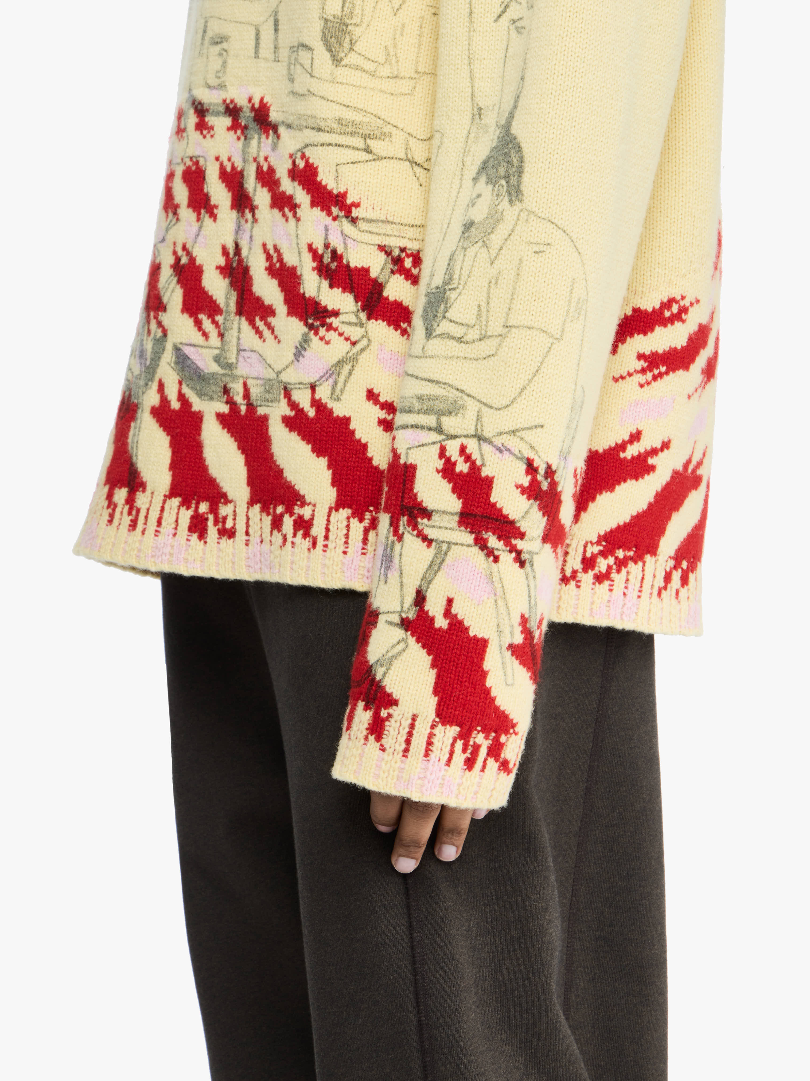 PRINT JACQUARD JUMPER - 5