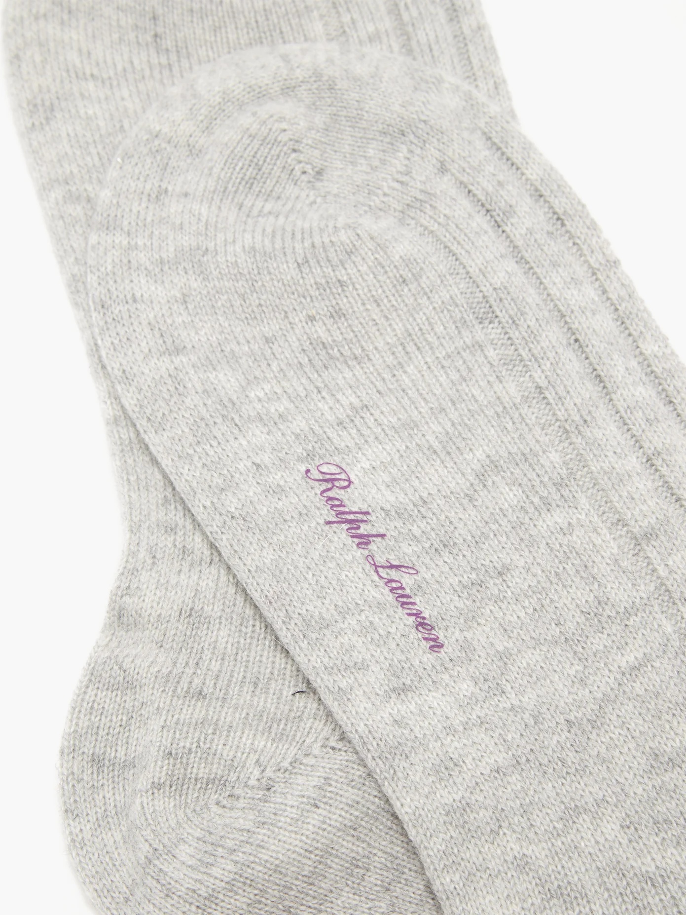 Rib-knitted cashmere-blend socks - 3