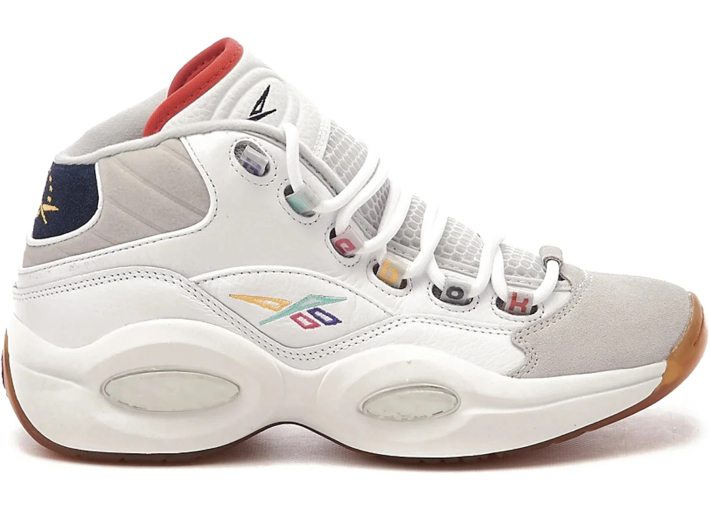 Reebok Question Mid Pure Grey Multi - 1