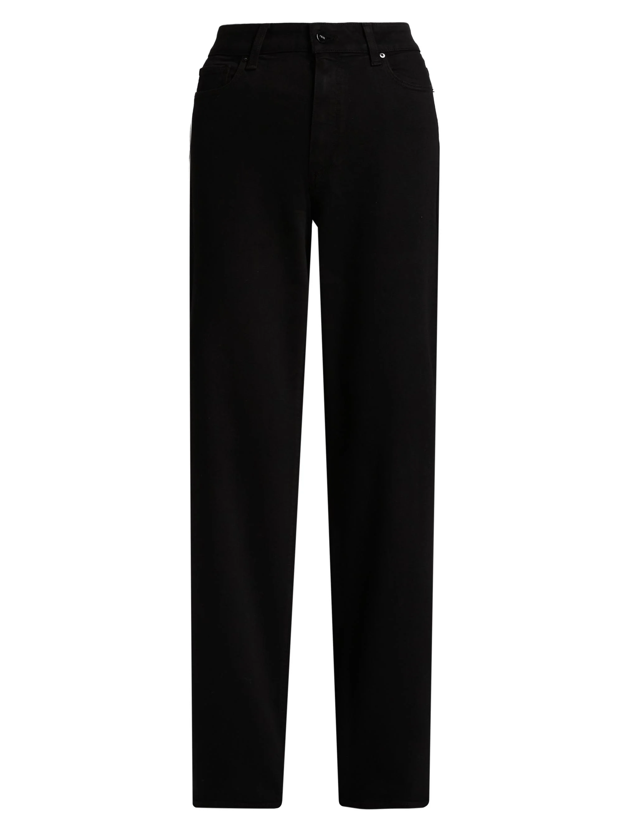 Women's Anessa Straight High-Rise Jeans - Black Shadow - 1