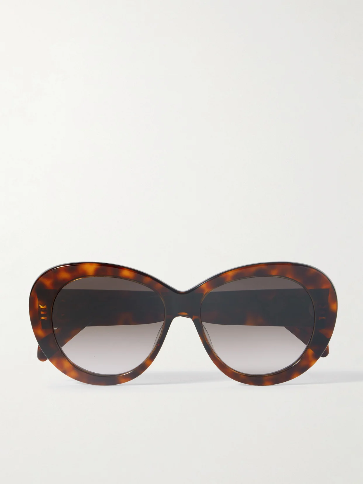 Triomphe Round-frame Tortoiseshell Acetate Sunglasses - 1