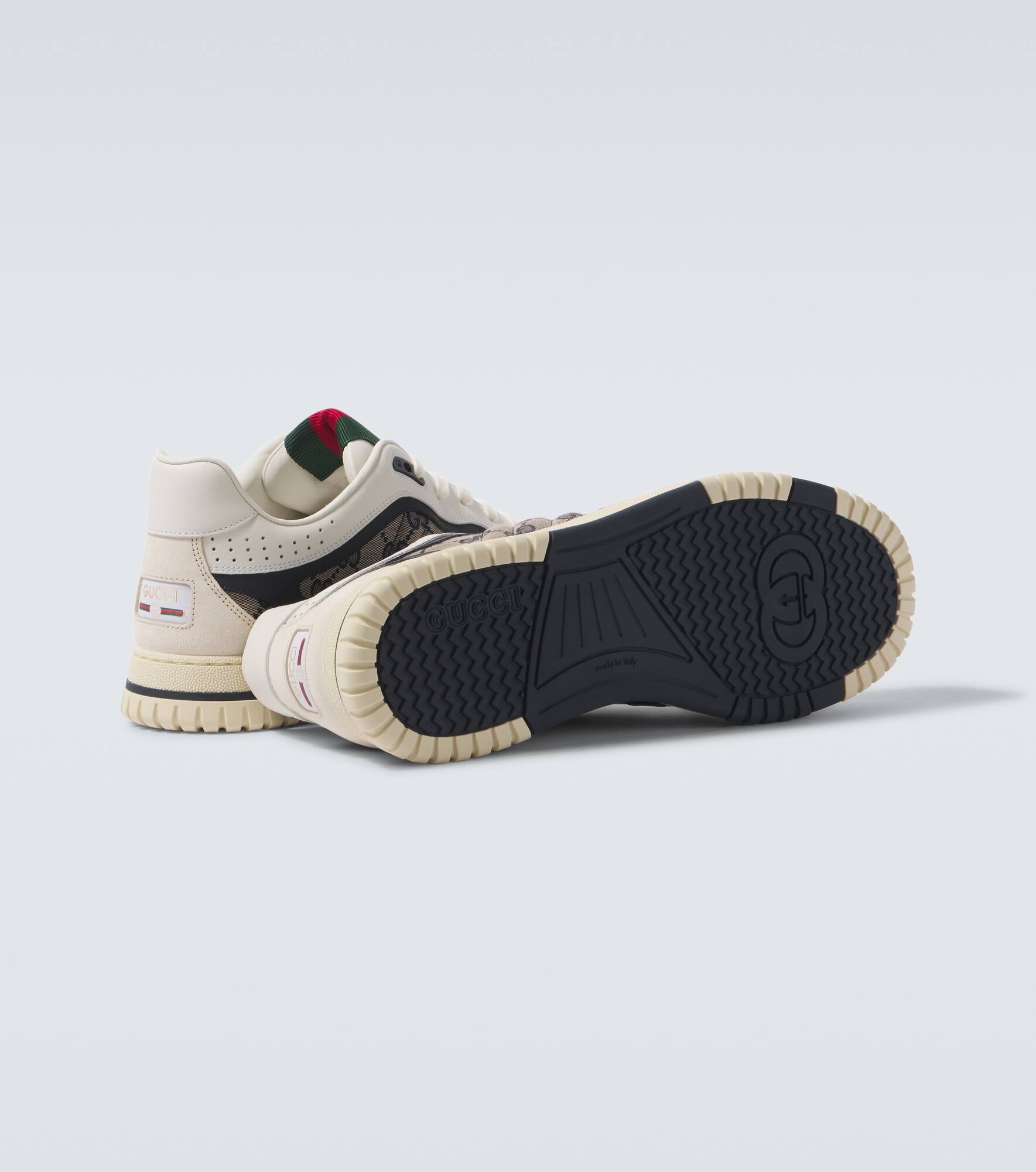 Gucci Re-Web leather sneakers - 7