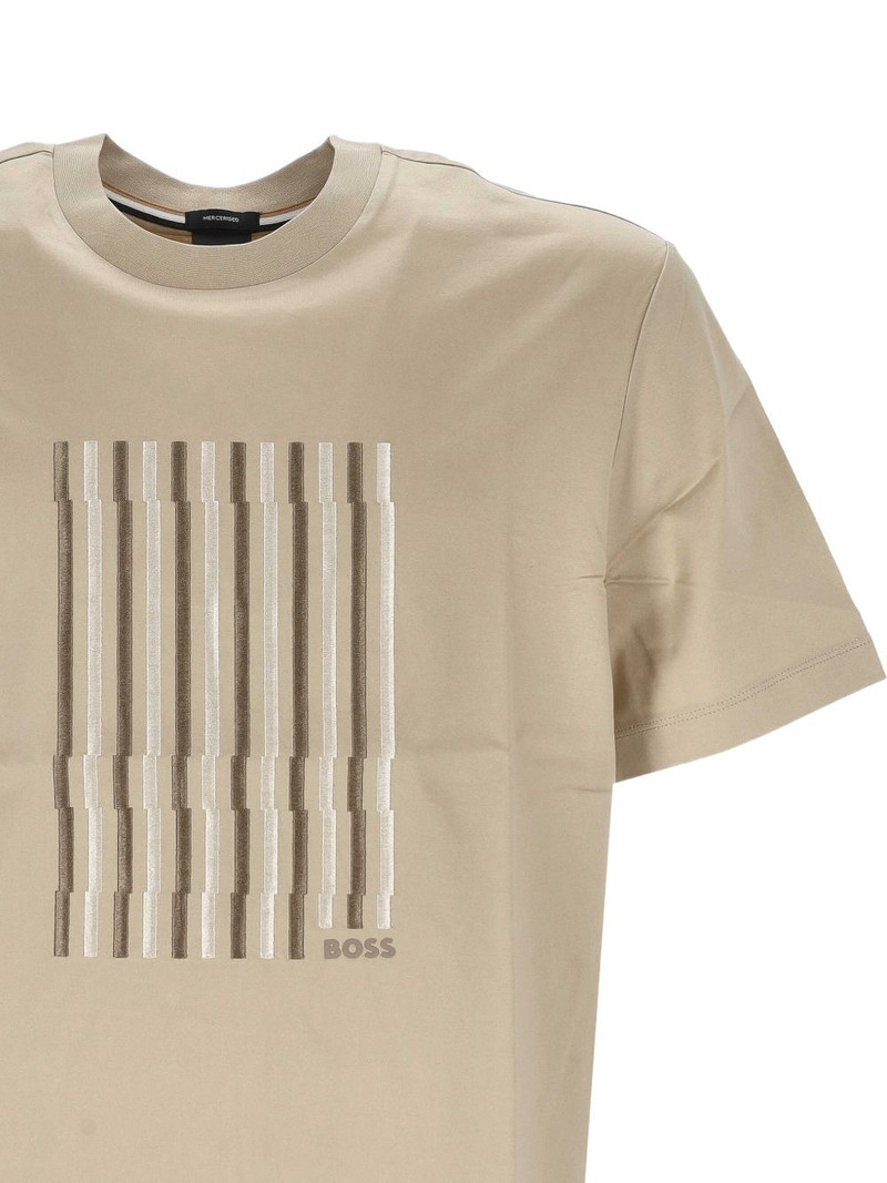 embroidered-stripe T-shirt 3