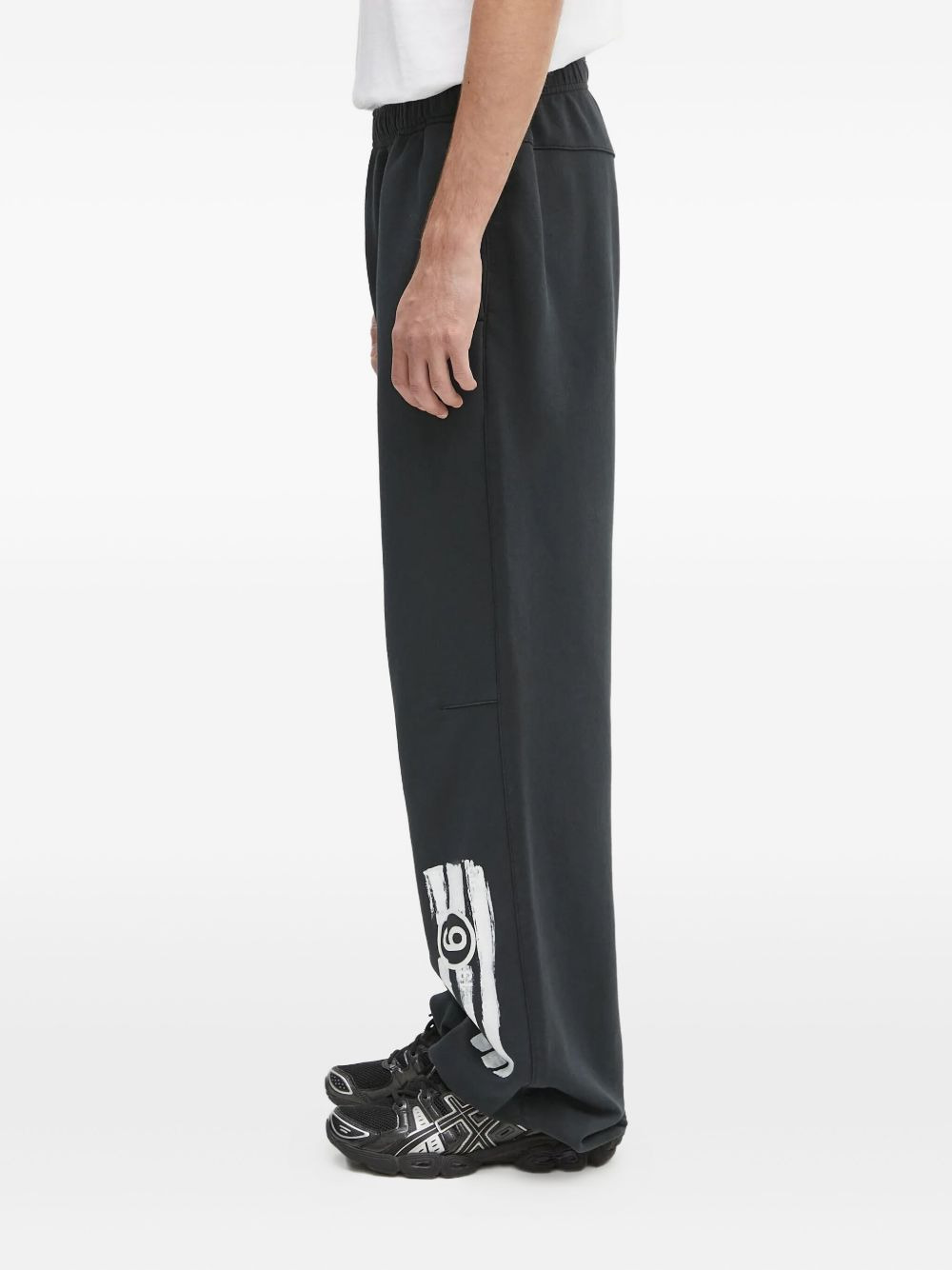 logo-print drawstring trousers - 3