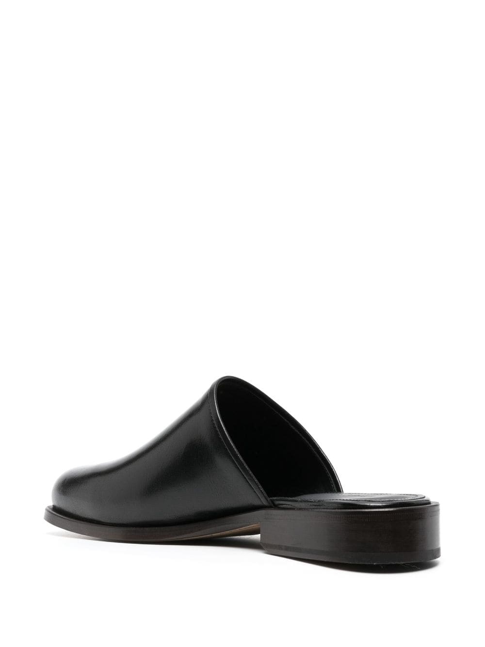 round-toe slip-on mules - 3