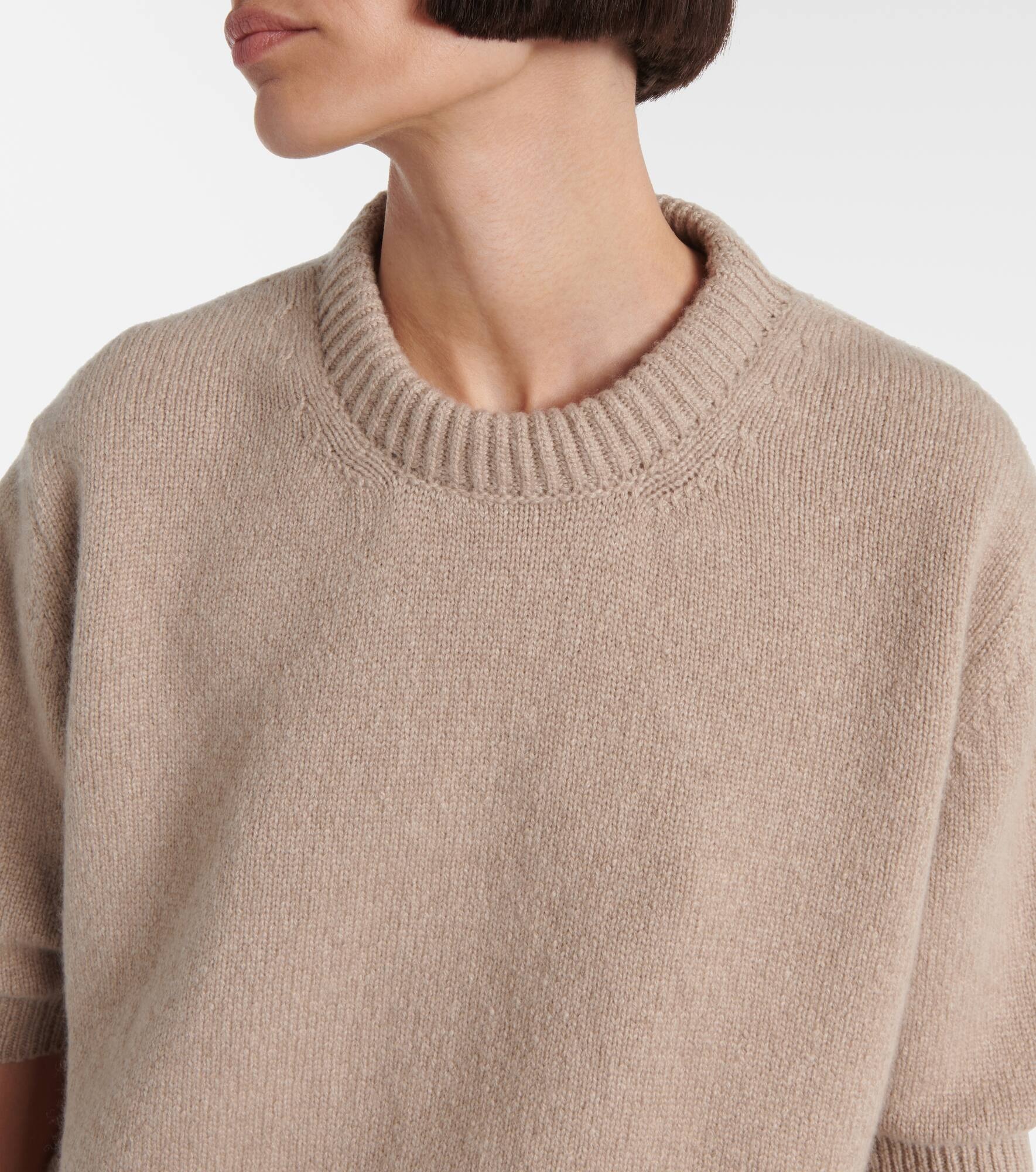 Davin knitted cashmere top - 4