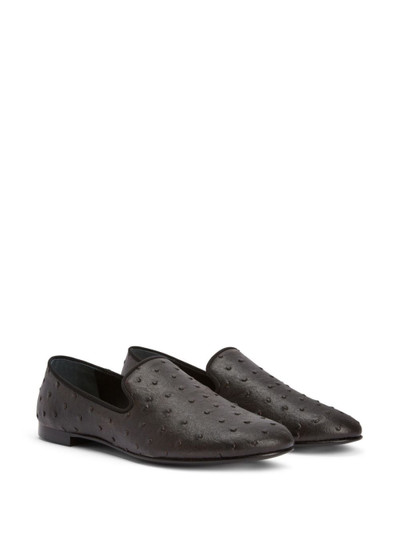 Giuseppe Zanotti Seymour leather loafers outlook