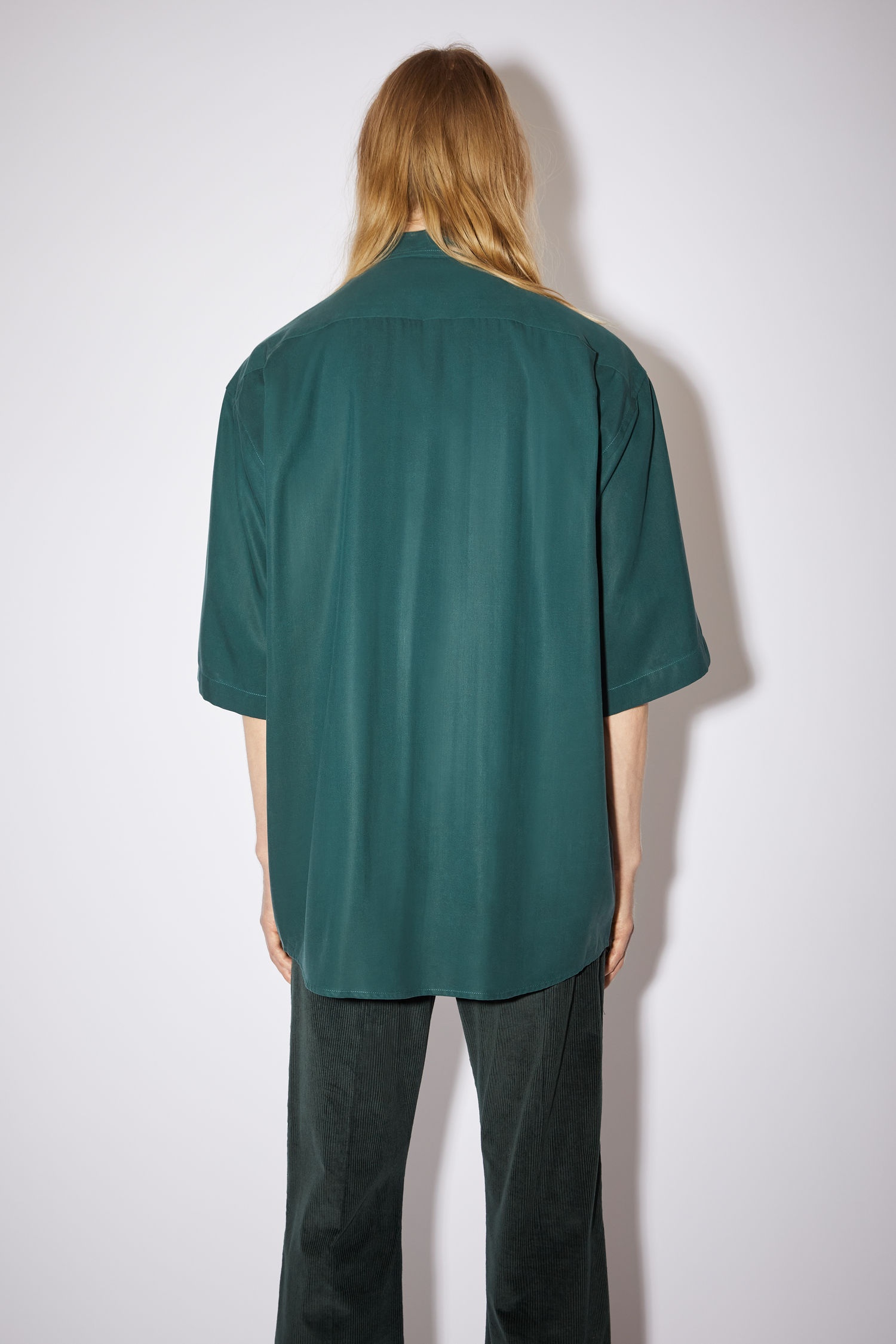 Oversized shirt - Emerald green - 3