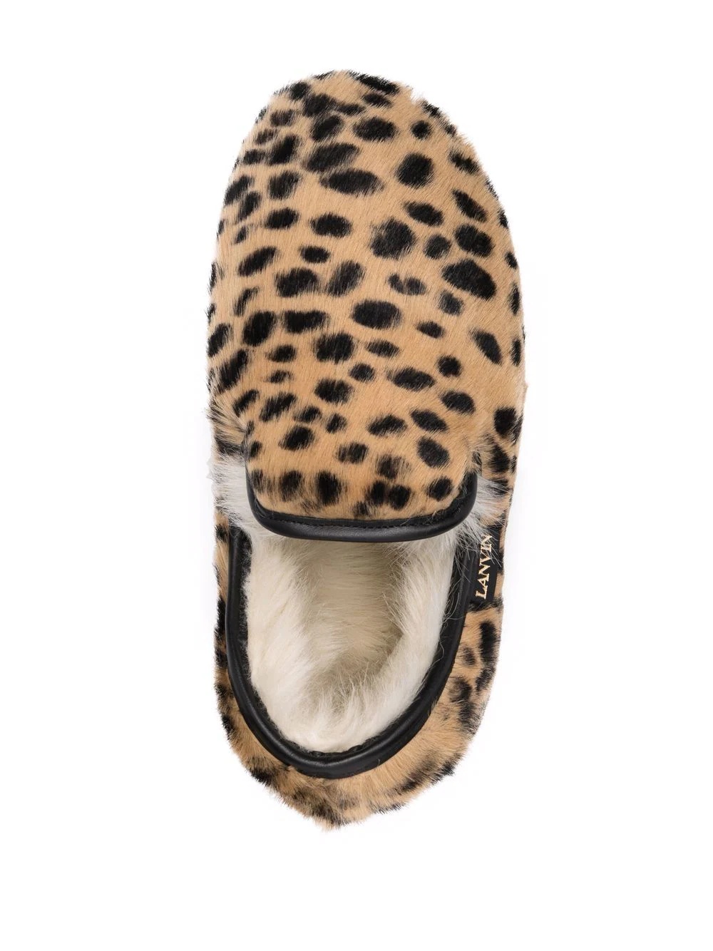 leopard-print slippers - 4