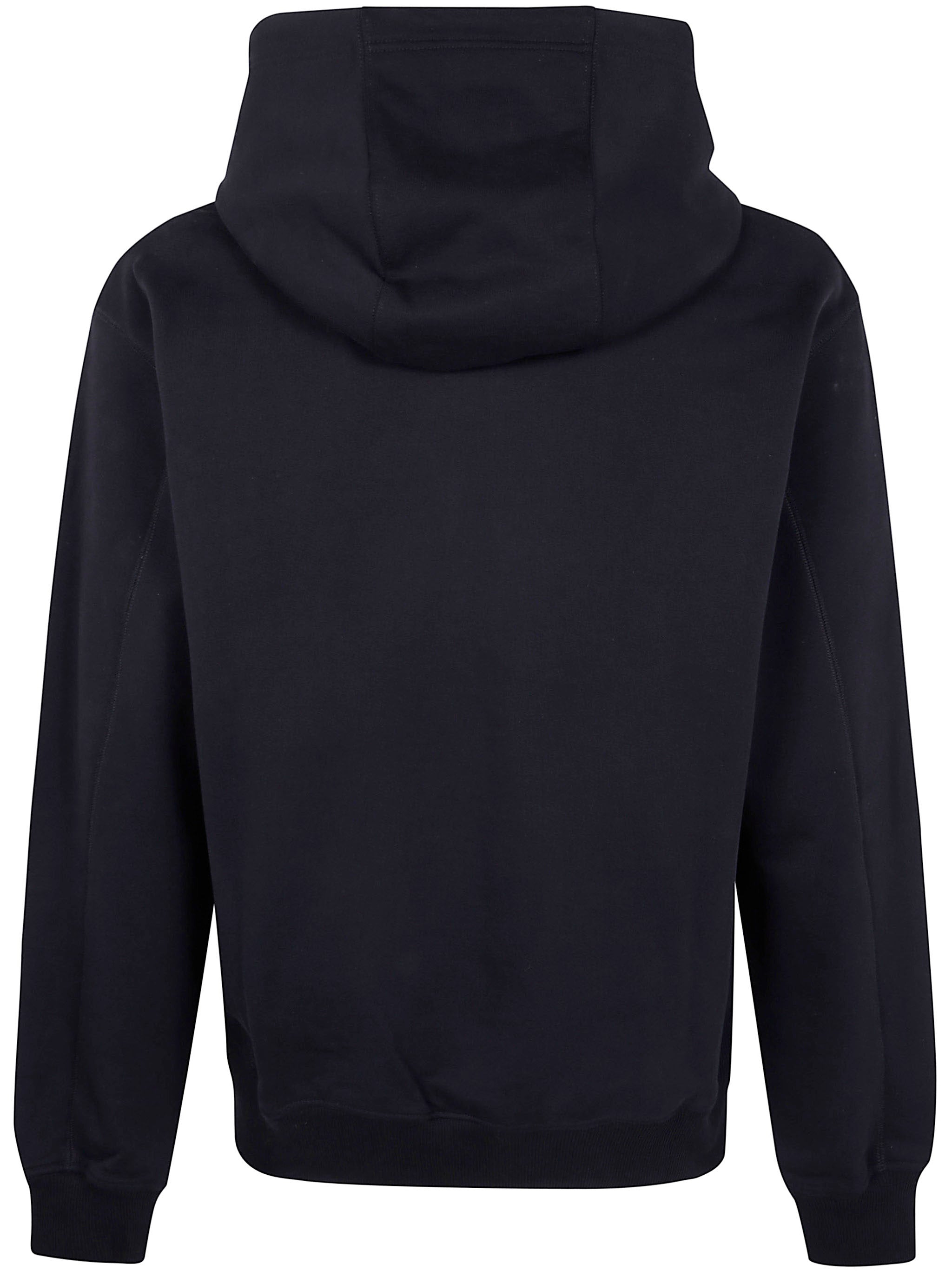 Casablanca Men "Sunset Valley" Rubber Patch Zip Through Hoodie - 7