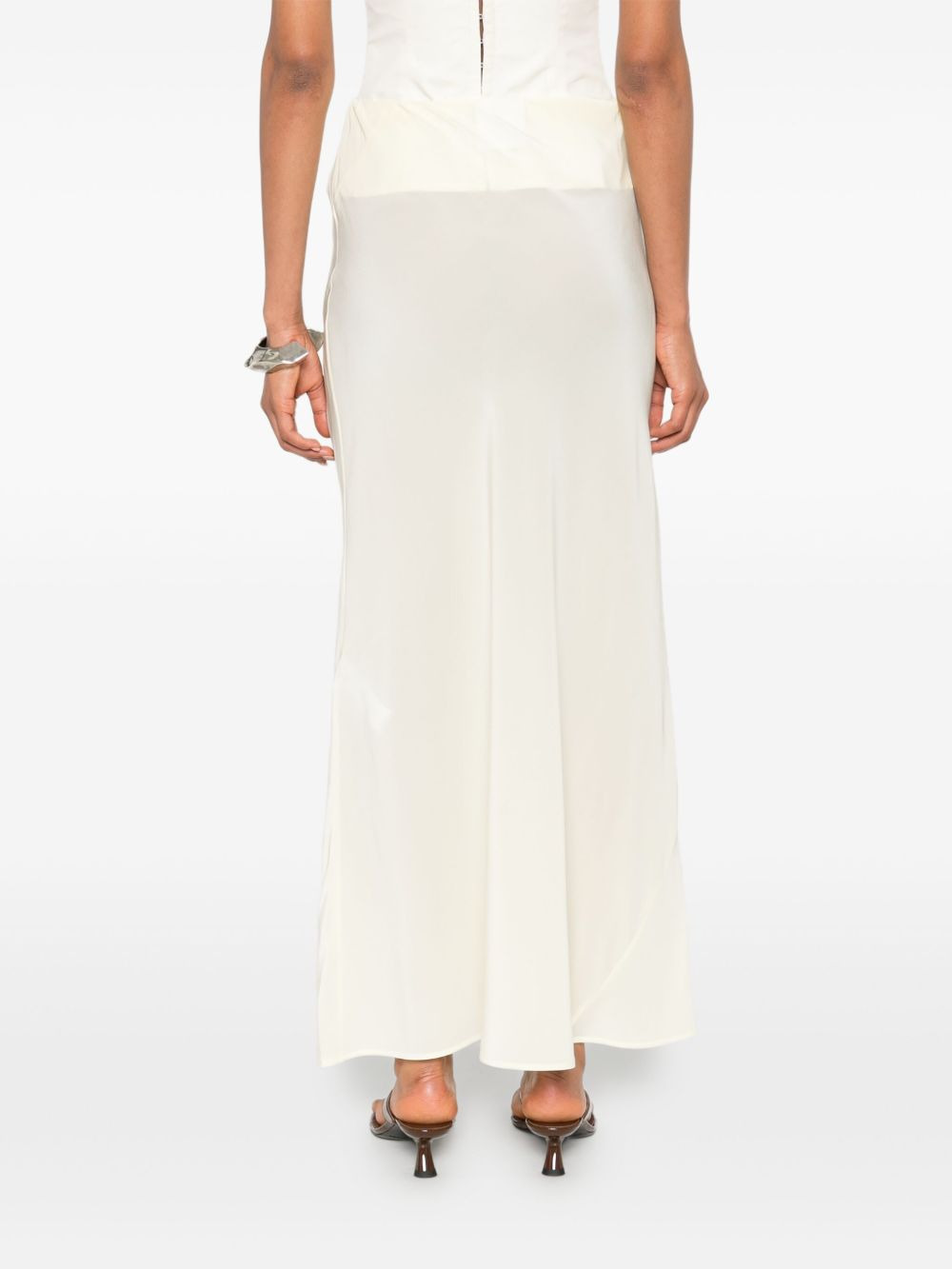 bias-cut half-slip skirt - 4