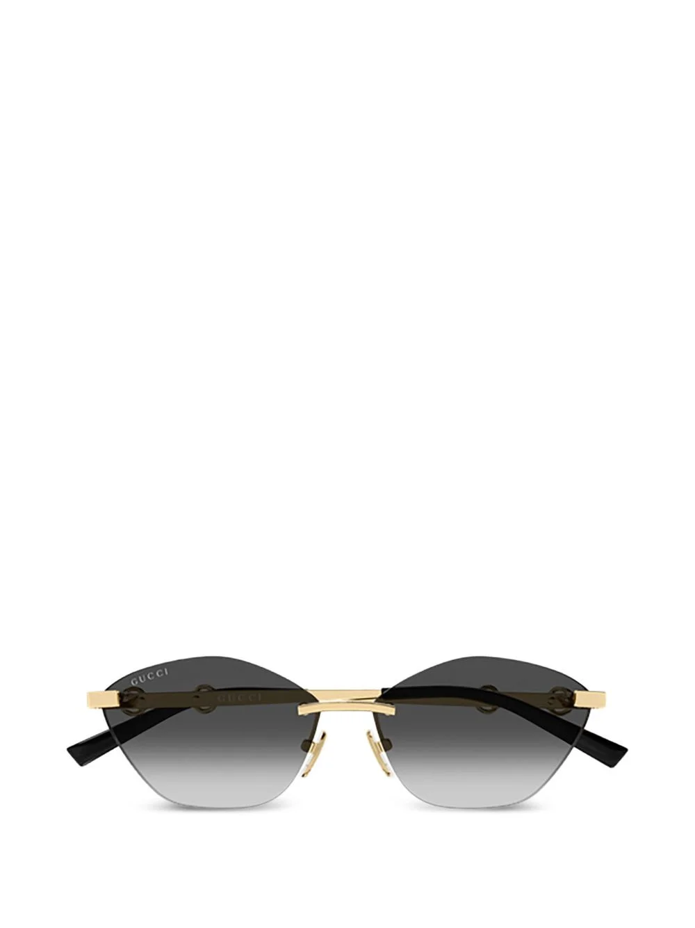 cat-eye rimless sunglasses - 1