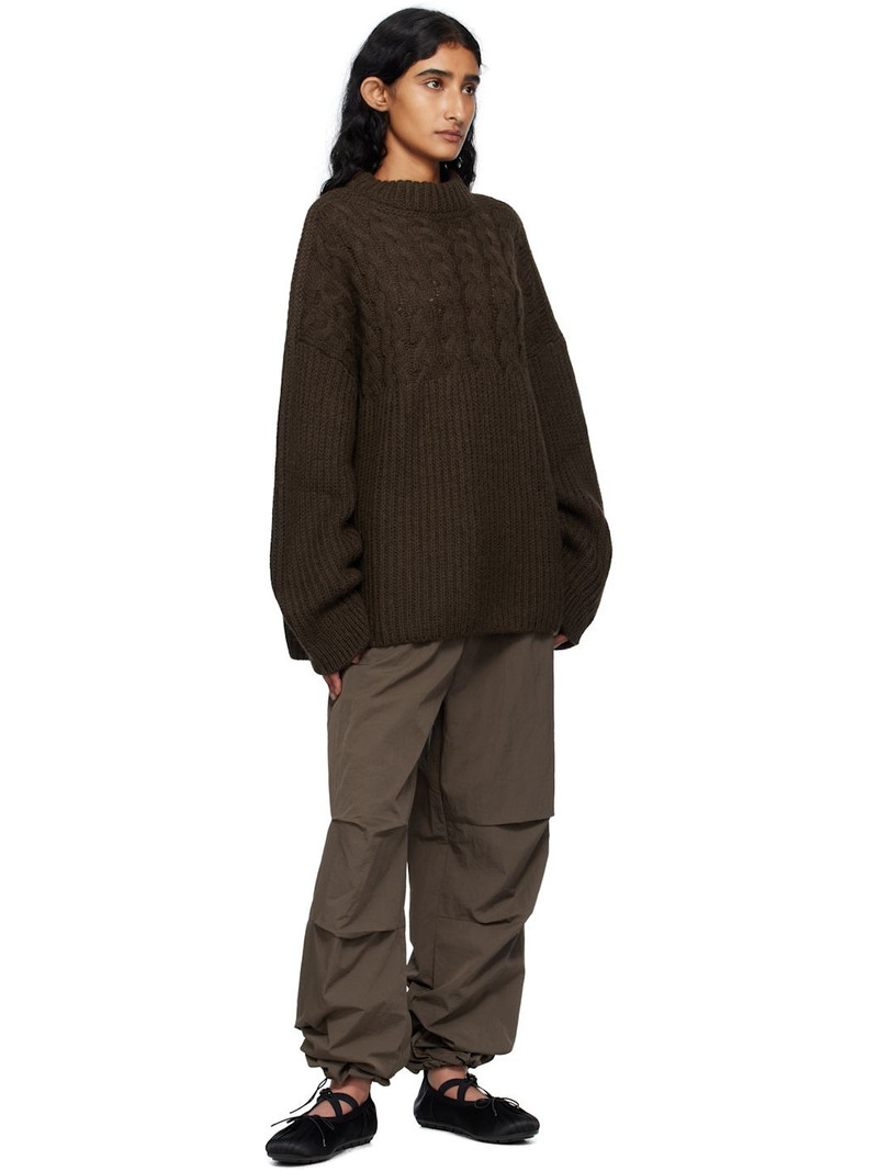 CECILIE BAHNSEN Brown Brooks Trousers outlook