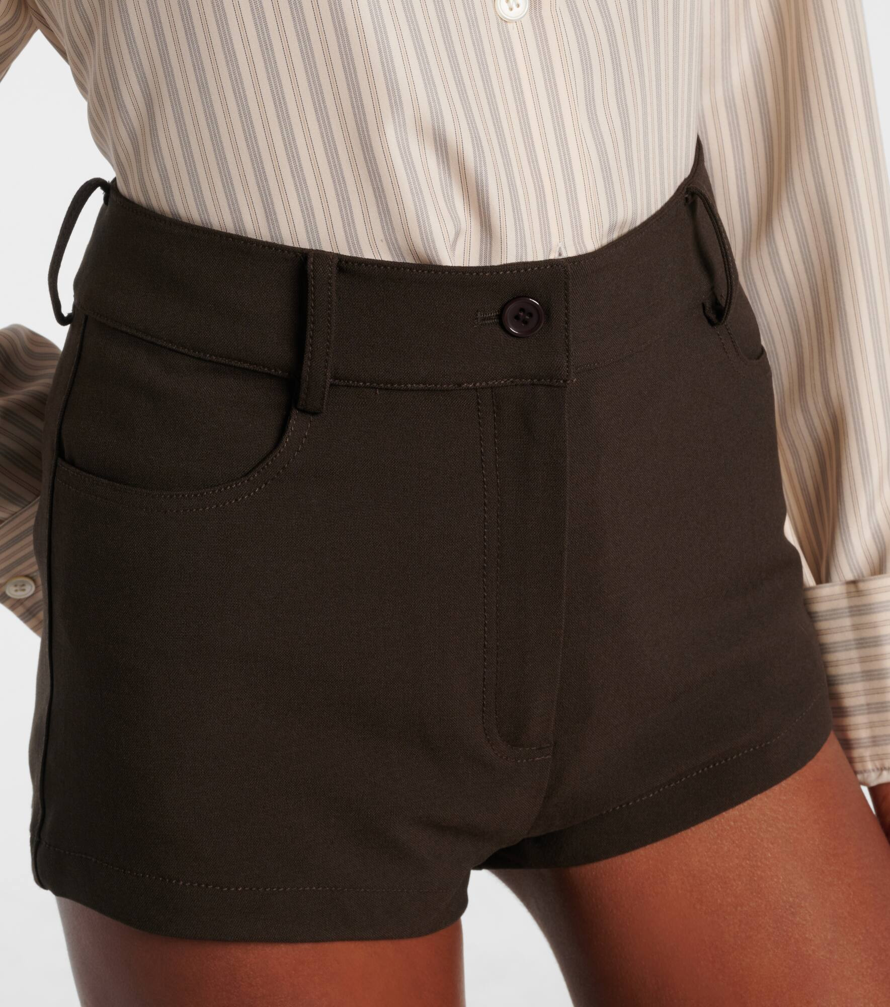 Leon high-rise shorts - 4