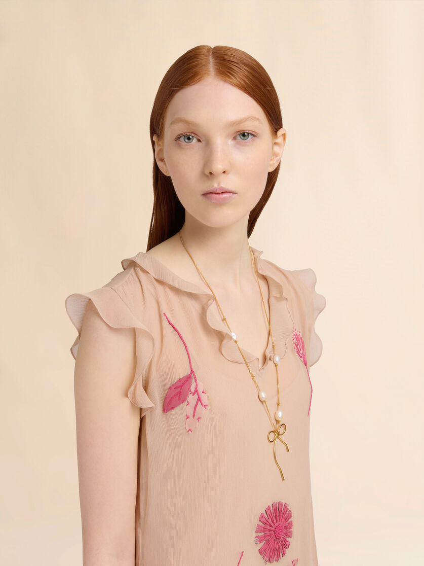 GOLDEN BOW NECKLACE - 2