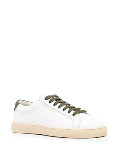 SAINT LAURENT Andy low-top leather sneakers outlook