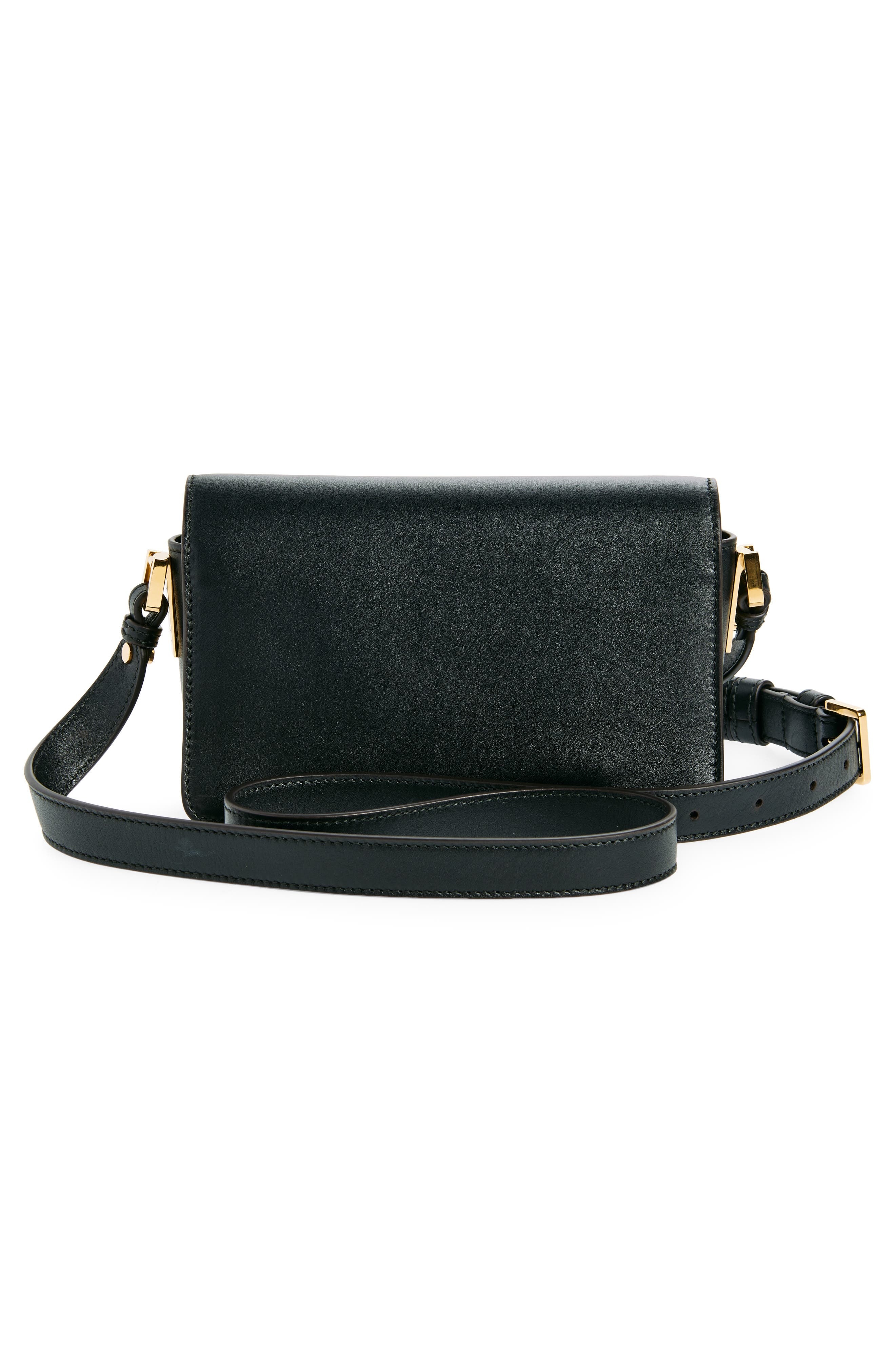 Marni Mini Trunkaroo Leather Shoulder Bag in Black at Nordstrom - 4