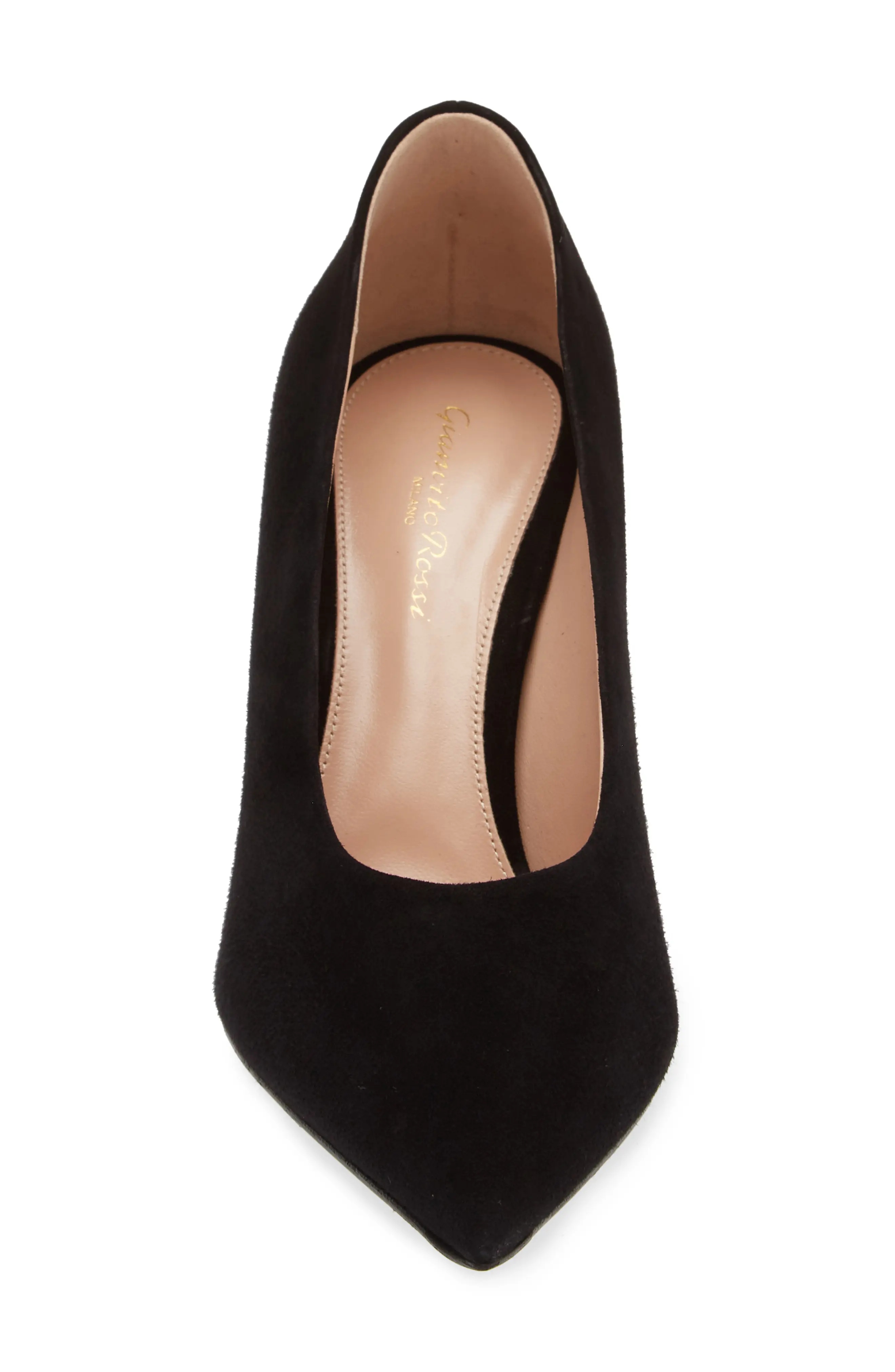 Pointed Toe Suede Pump - 4