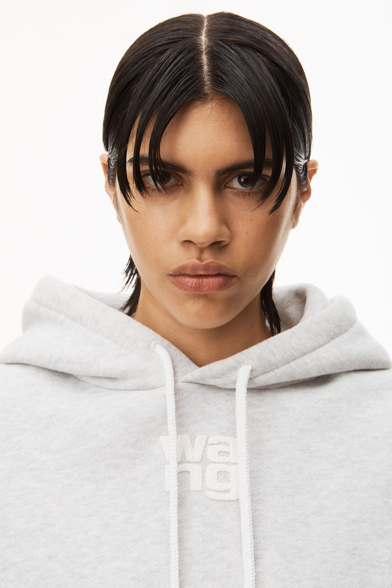 PUFF LOGO HOODIE IN STRUCTURED TERRY 5
